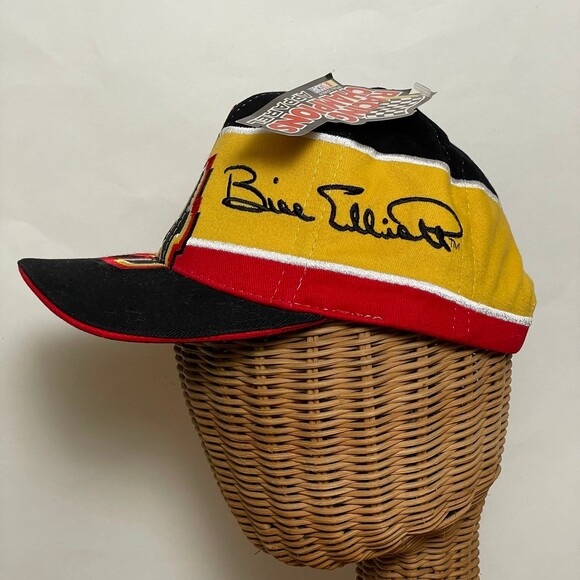 NWT Vintage Bill Elliott 94 Racing Snapback NASCAR Ball Cap McDonalds Large Logo - Picture 2 of 9